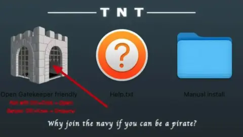 Mac上 如何安装 TNT 团队破解软件