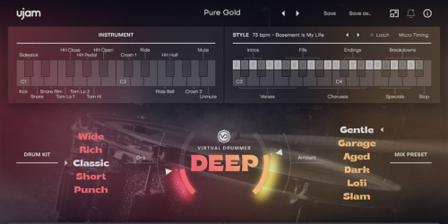 uJAM Virtual Drummer DEEP
