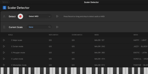 Scaler Music Scaler Detector