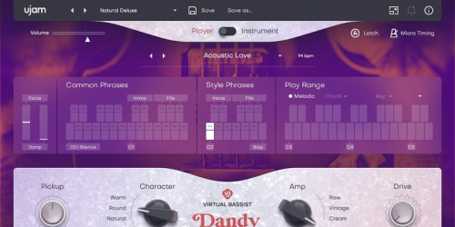 uJAM Virtual Bassist DANDY