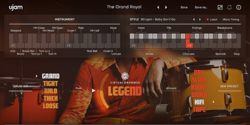 uJAM Virtual Drummer Legend