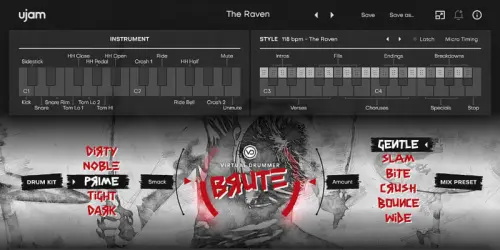 uJAM Virtual Drummer BRUTE