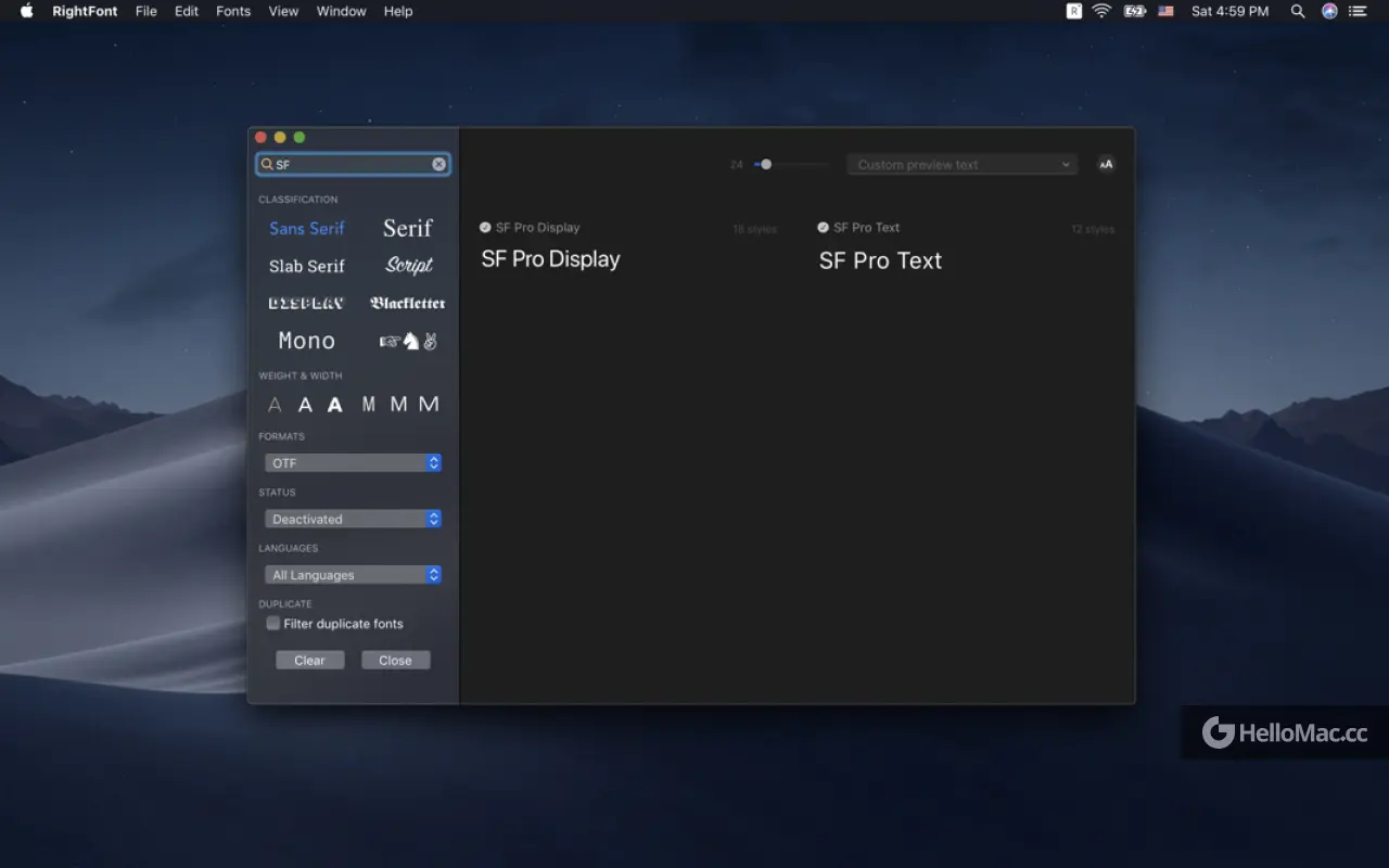 RightFont v9.7.0