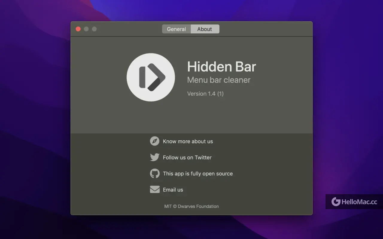 Hidden Bar v1.9