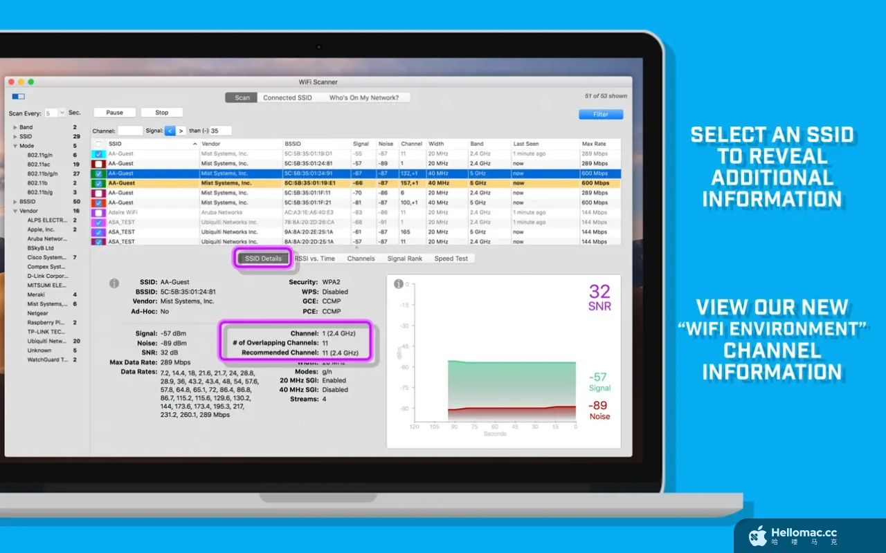 WiFi Scanner v3.4 MAS