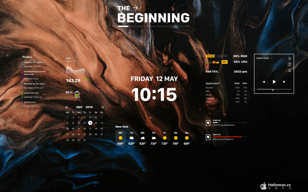 Widgetter System Stats Widgets v2.1.0