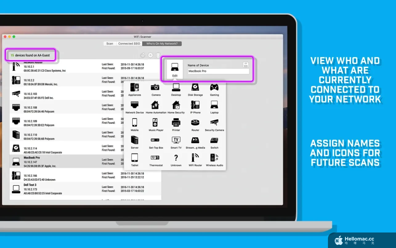 WiFi Scanner v3.4 MAS
