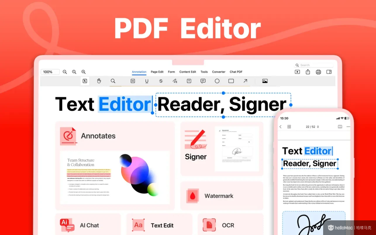 PDF Editor for Adobe PDF File v1.5.3 MAS