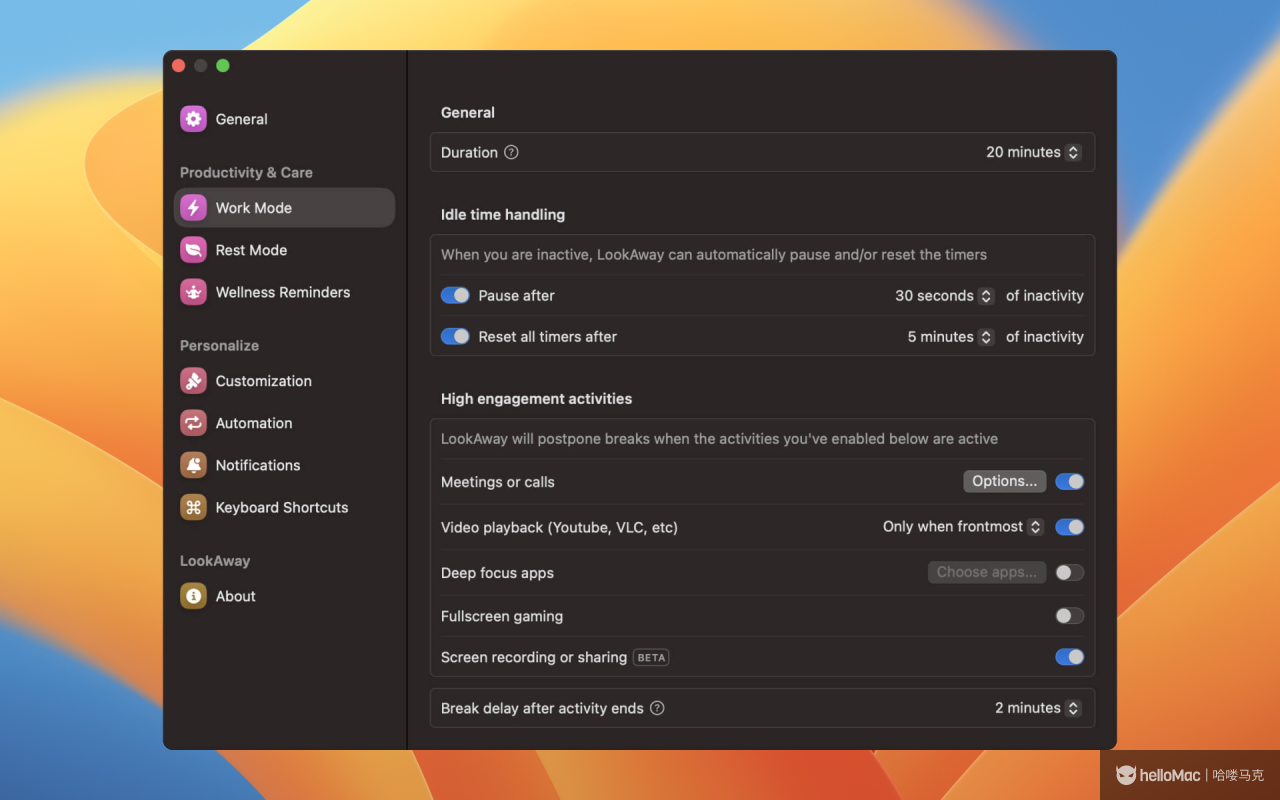 LookAway v1.14.5