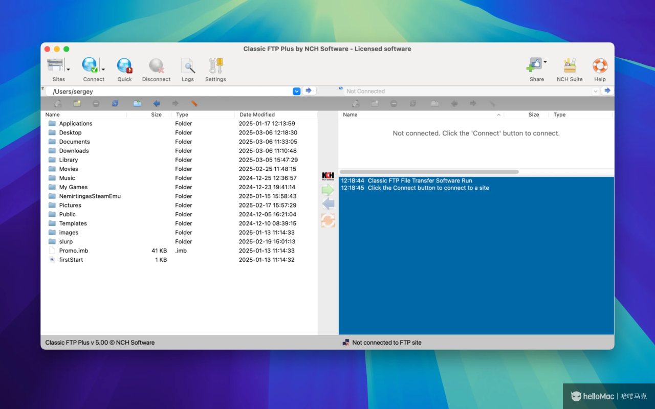 Classic FTP Software v5.0.0 +