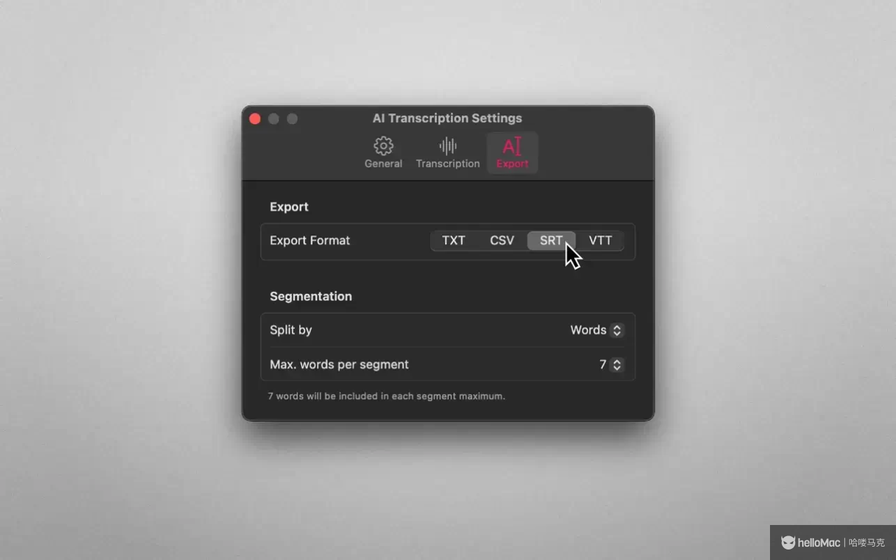 AI Transcription v2.13 MAS