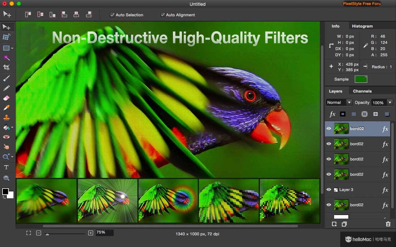 Pixelstyle Photo Editor v4.4.0 MAS