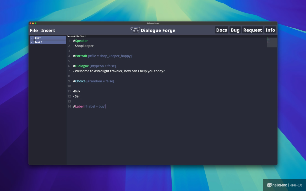 Dialogue Forge v1.0