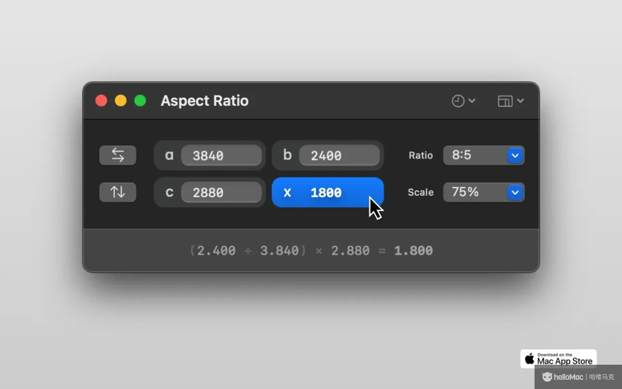 Aspect Ratio v2.24 MAS