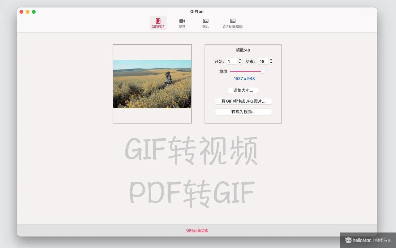 GIFfun - GIF制作器 v10.6.15 MAS