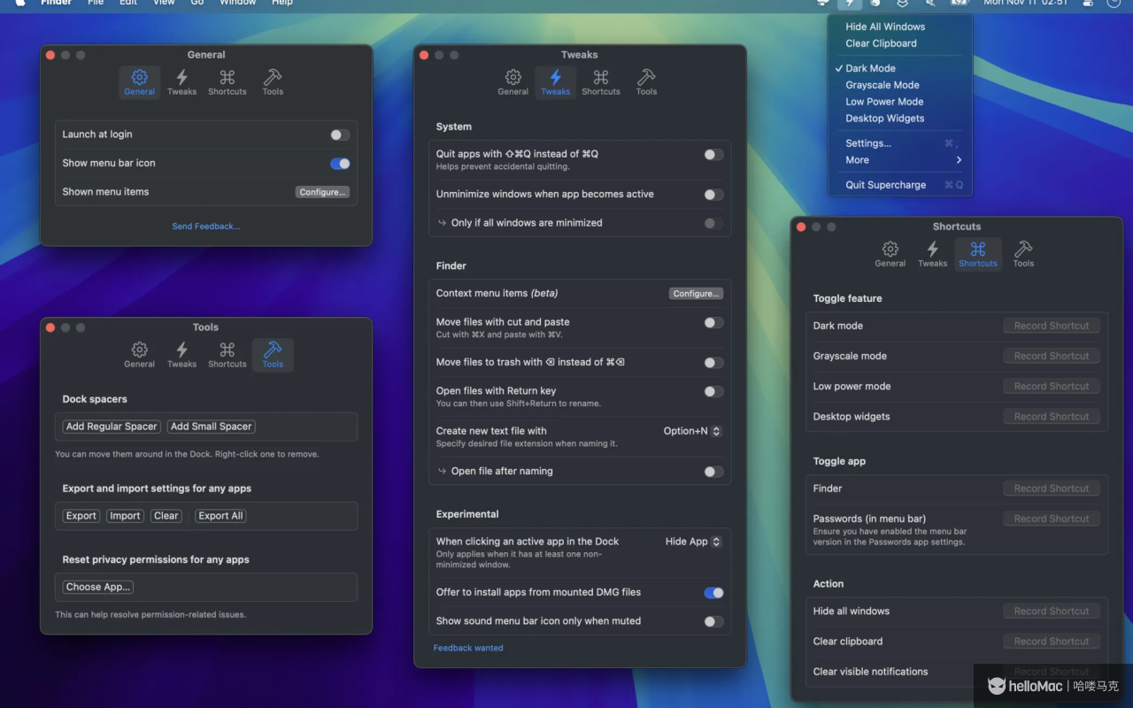 Supercharge v1.20.0