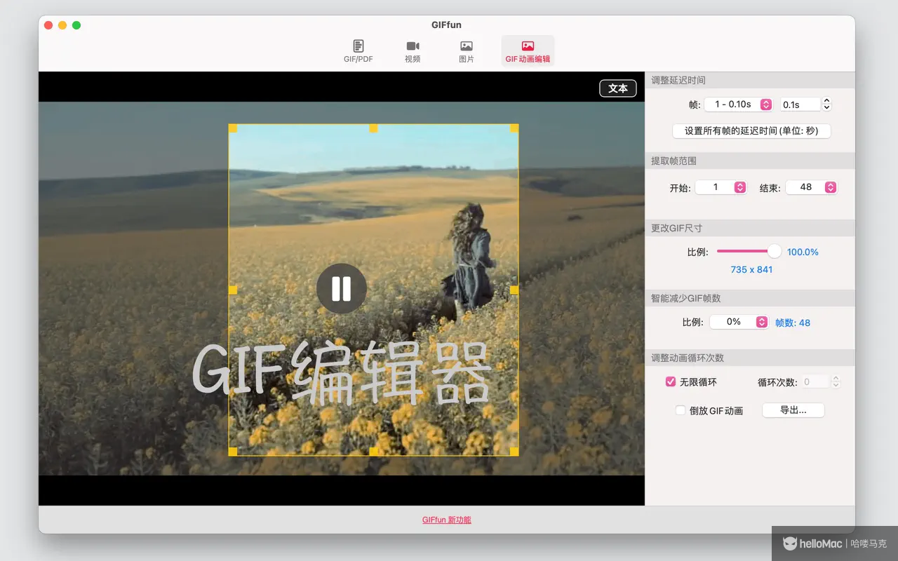GIFfun - GIF制作器 v10.6.15 MAS