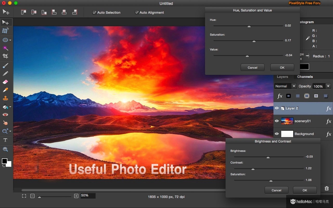 Pixelstyle Photo Editor v4.4.0 MAS