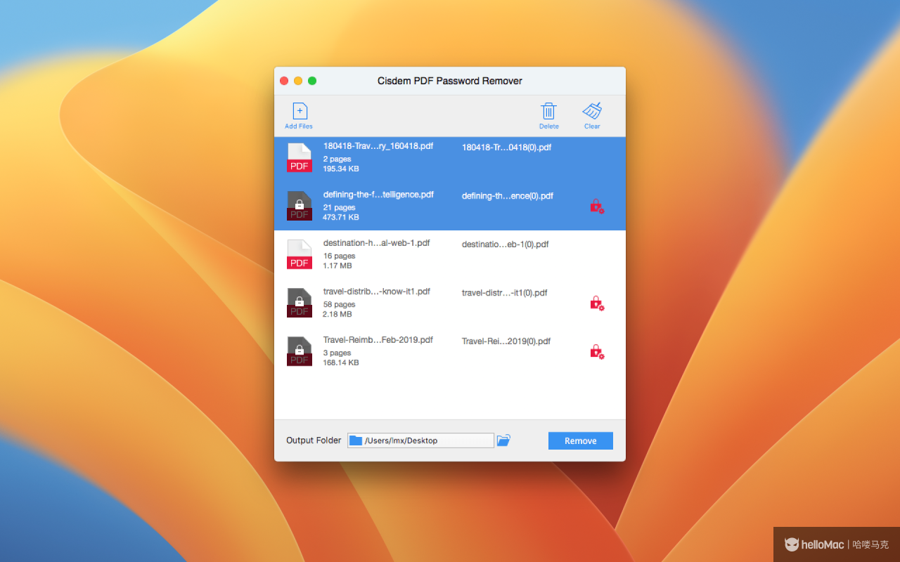Cisdem PDF Password Remover v5.3.0