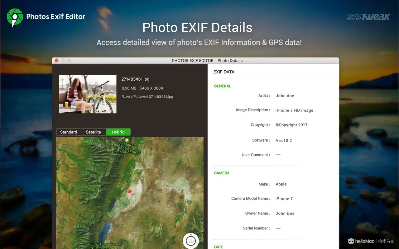 Photos Exif Editor v5.0 MAS