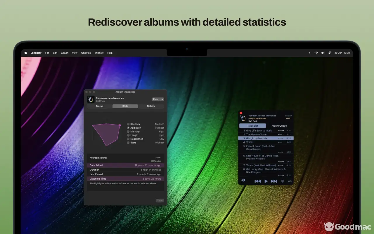 Longplay: Album Player v1.1.1