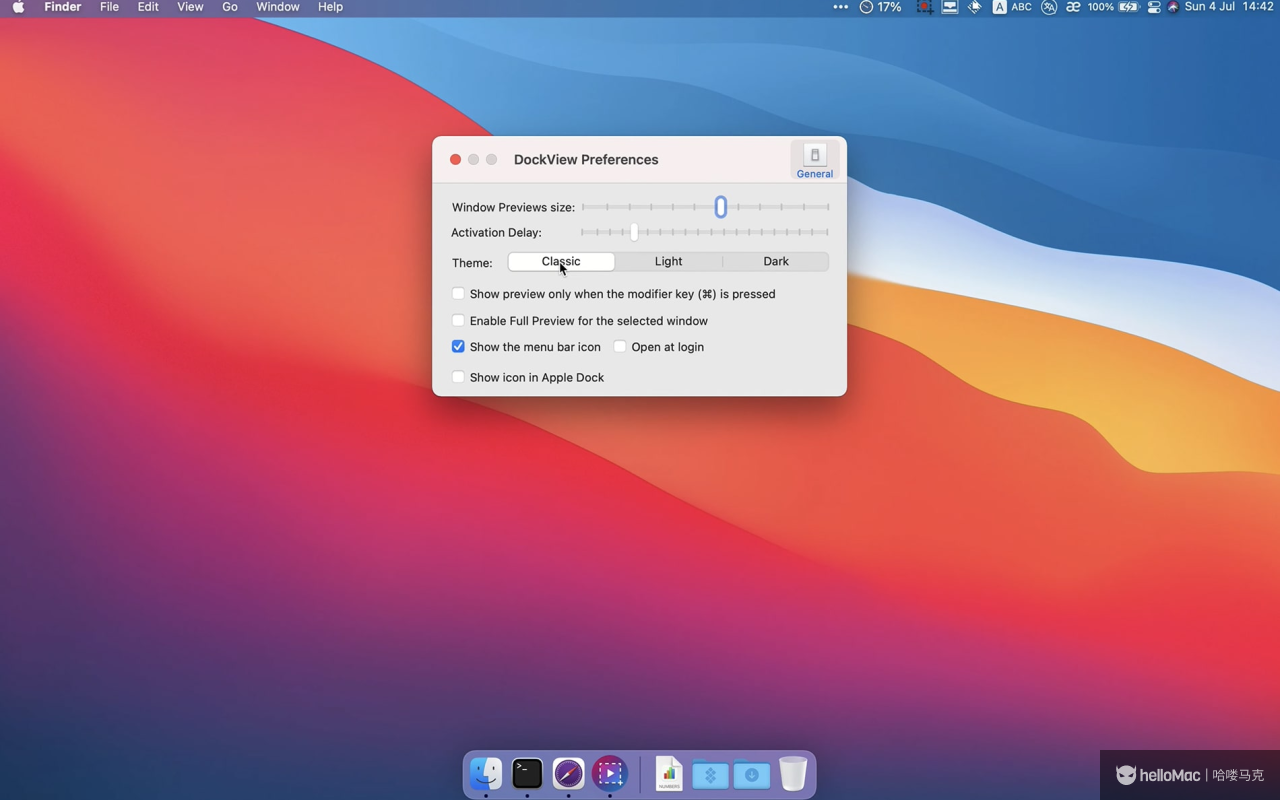 DockView v1.7.1