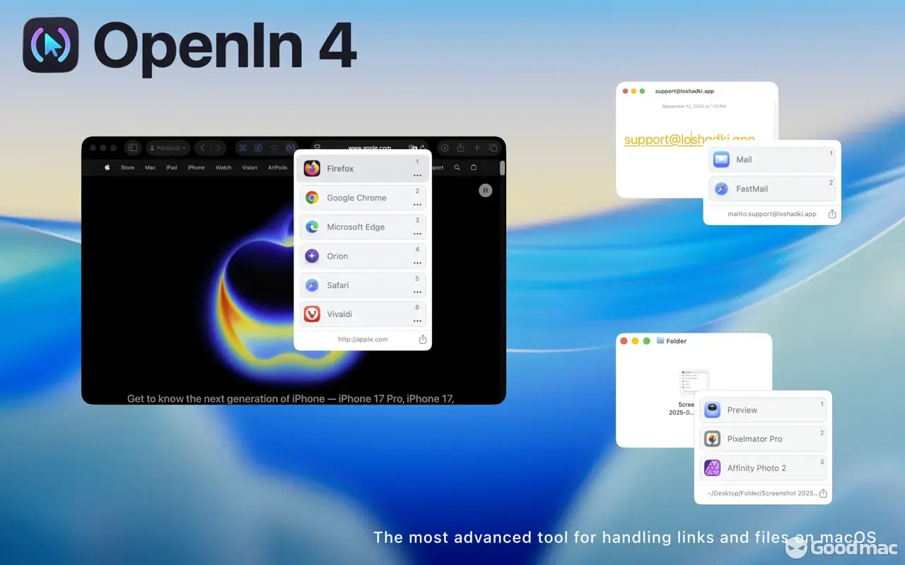 OpenIn - Advanced Link Handler v4.0.8 MAS
