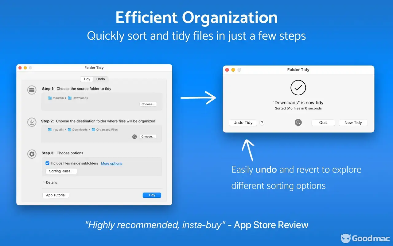 Folder Tidy v2.9.