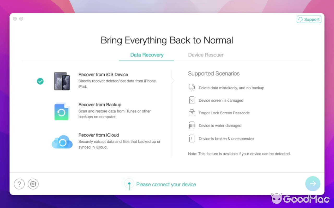 PhoneRescue for iOS v4.3.1.20251016
