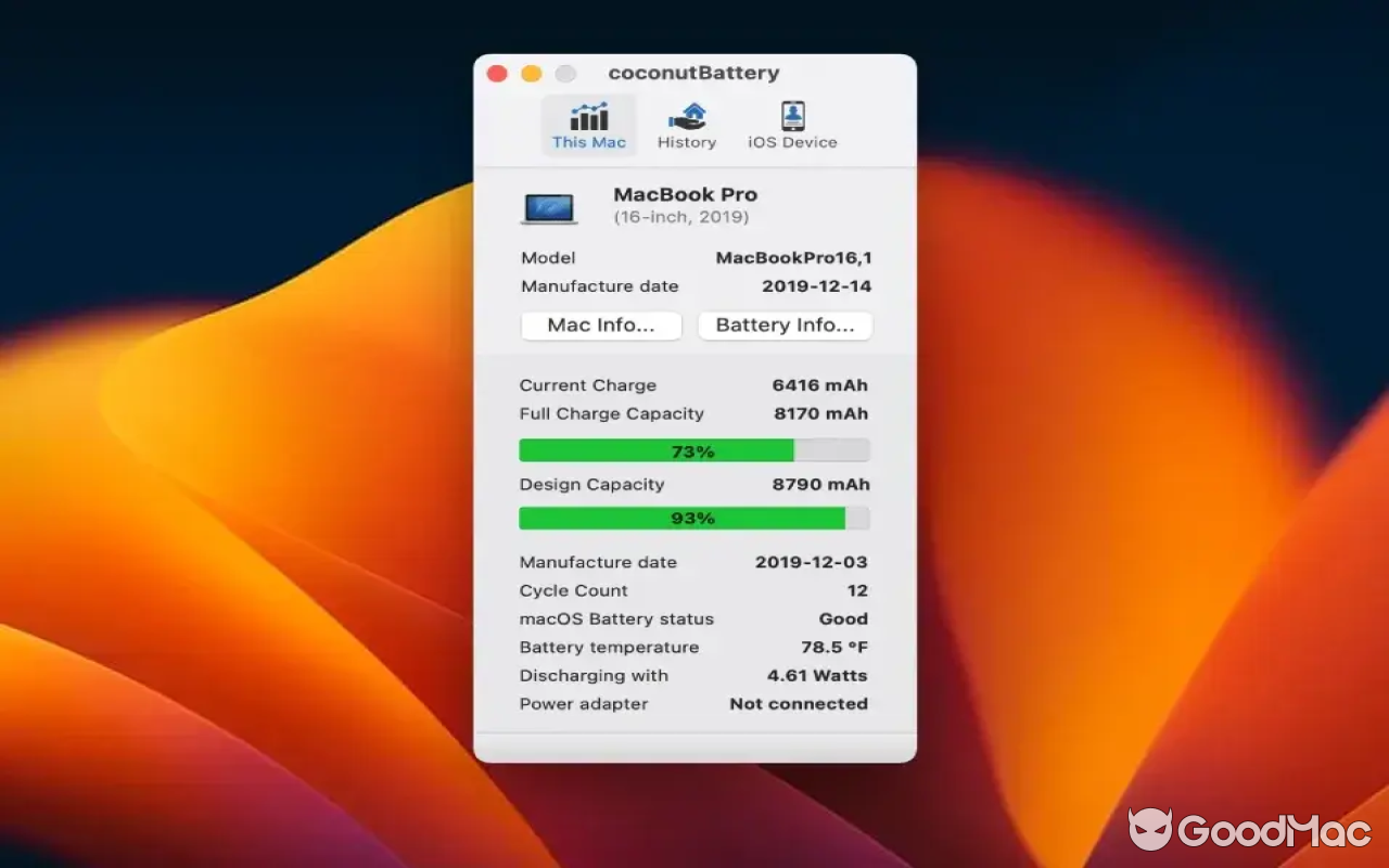 coconutBattery Plus v4.1.0