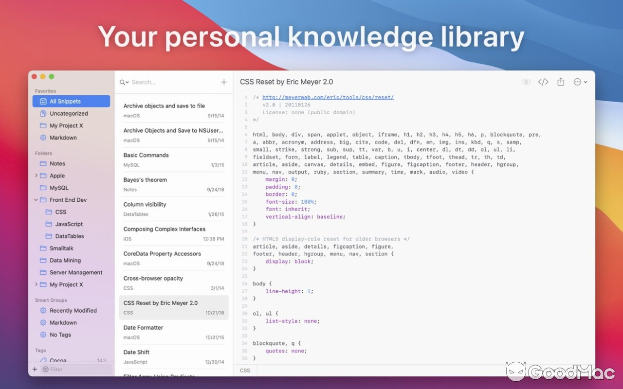 SnippetsLab v2.6.1 MAS