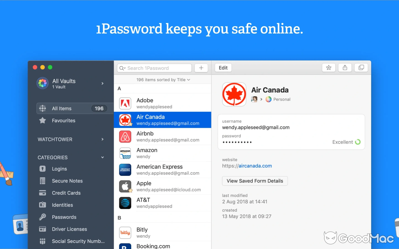 1Password 7 v7.9.4