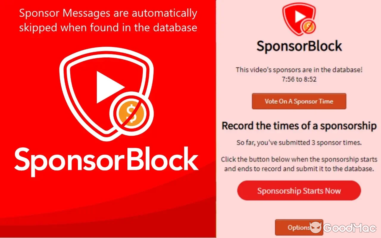 SponsorBlock for YouTube v6.1.0 MAS