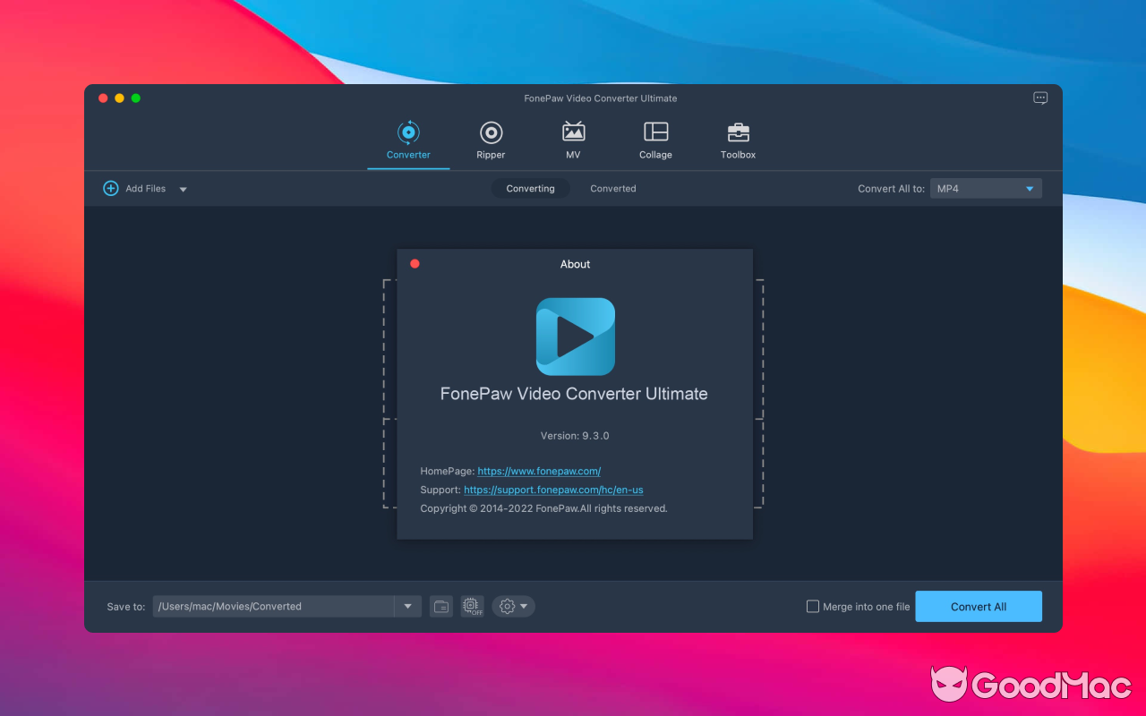 FonePaw Video Converter Ultimate v10.9.0