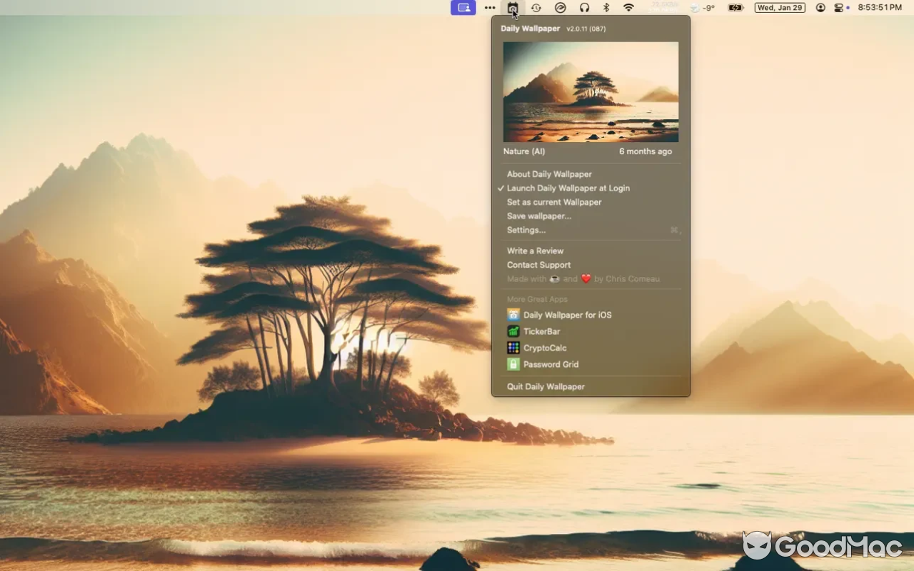 Daily Wallpaper HD - 4K Photos v2.1.9 MAS