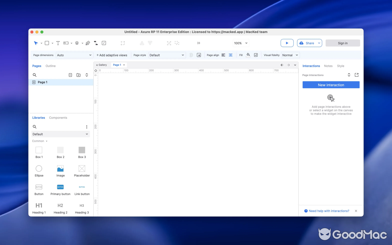 Axure RP 11 v11.0.0.4131 Enterprise Edition