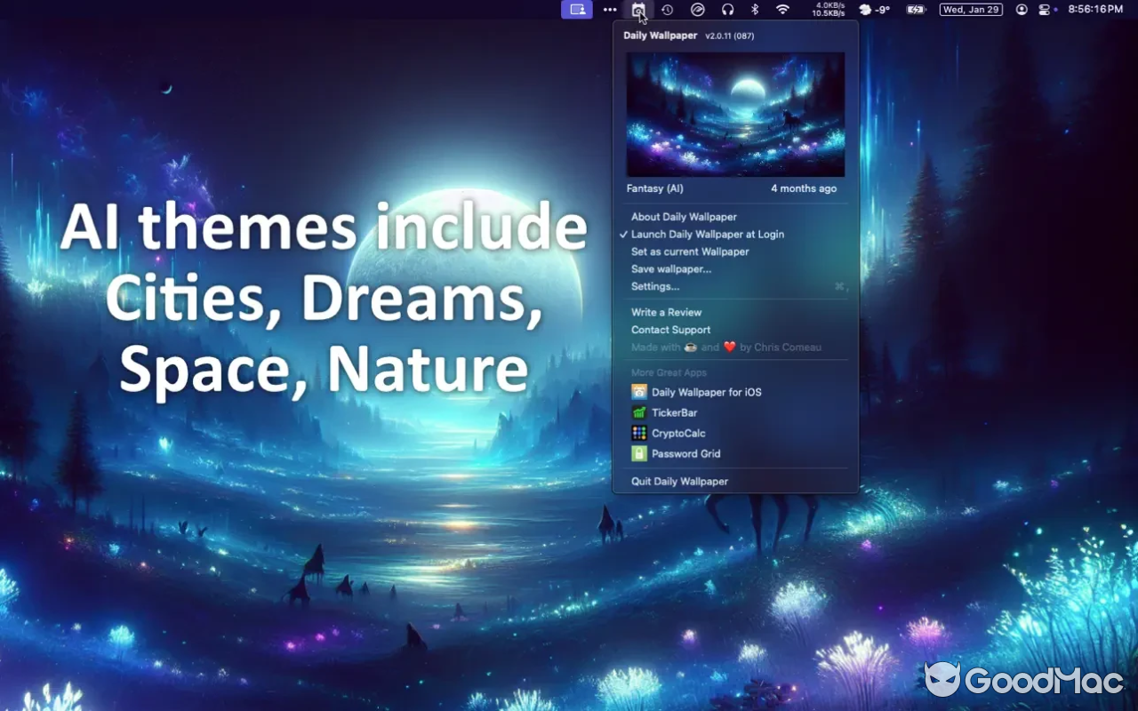 Daily Wallpaper HD - 4K Photos v2.1.9 MAS