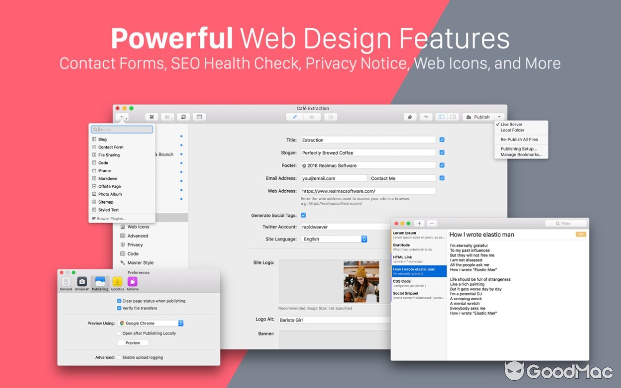 RapidWeaver v9.6.5