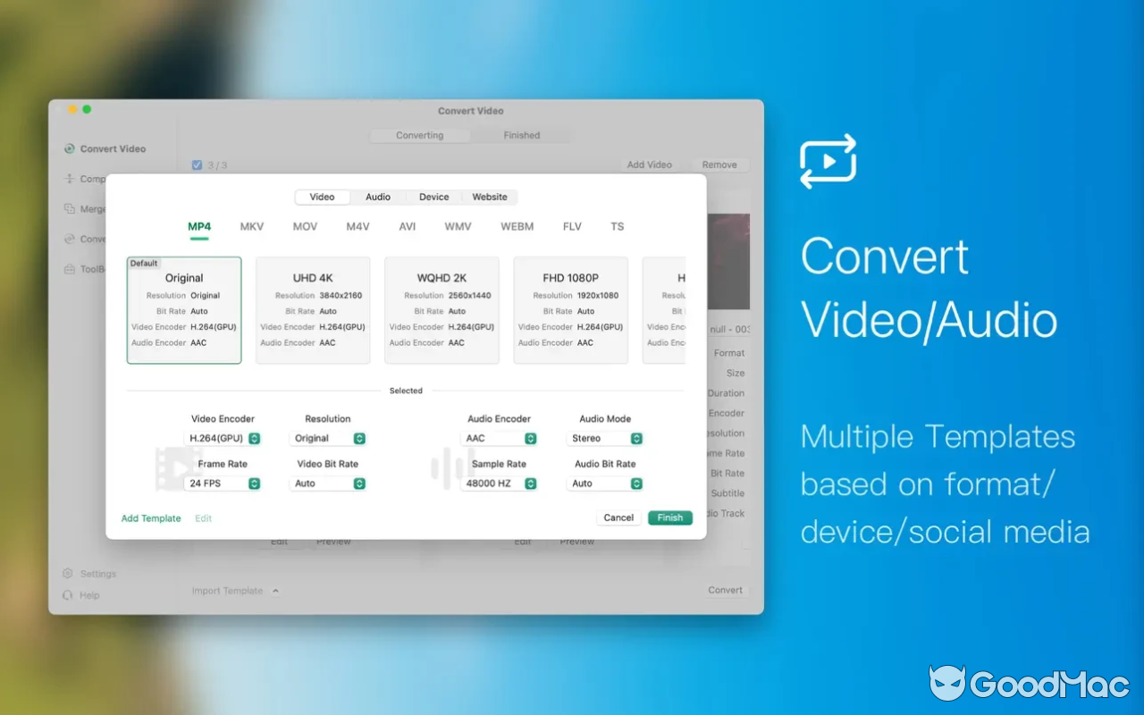 Video Converter X - 即刻转换 v1.3.1 MAS