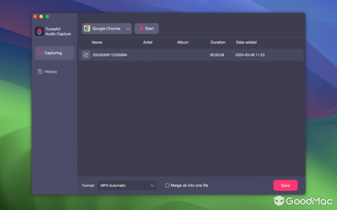 TunesKit Audio Capture v3.5.0.55