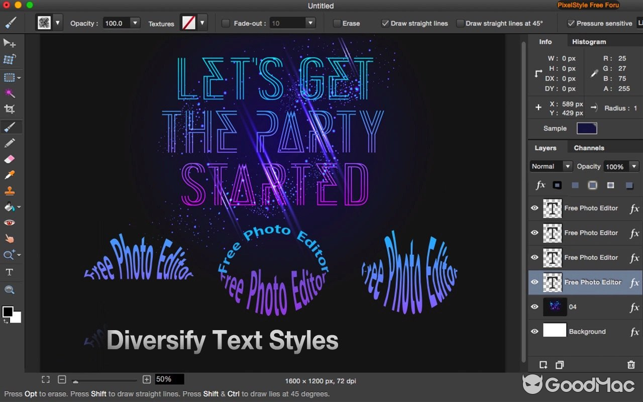 Pixelstyle Photo Editor v4.4.0 MAS
