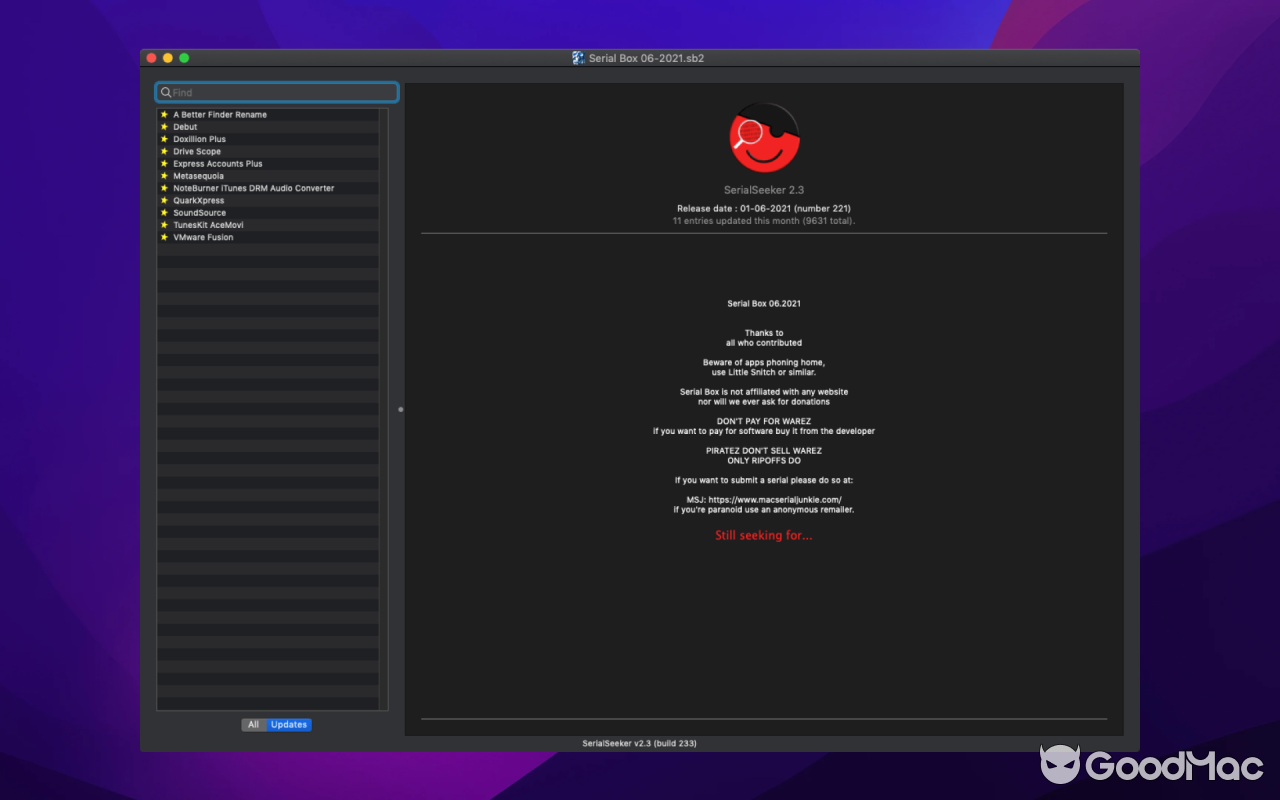Serial Box & Serial Seeker vQ4-2025