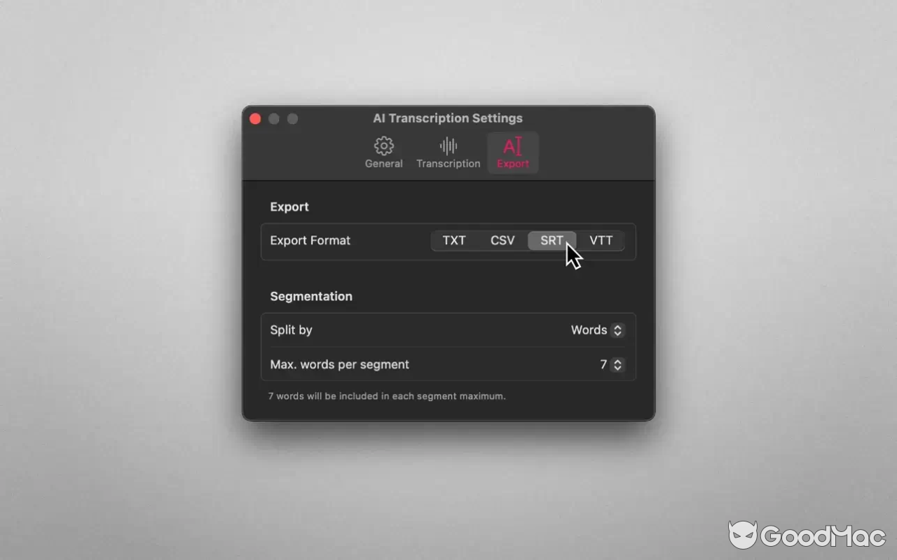 AI Transcription v2.14 MAS