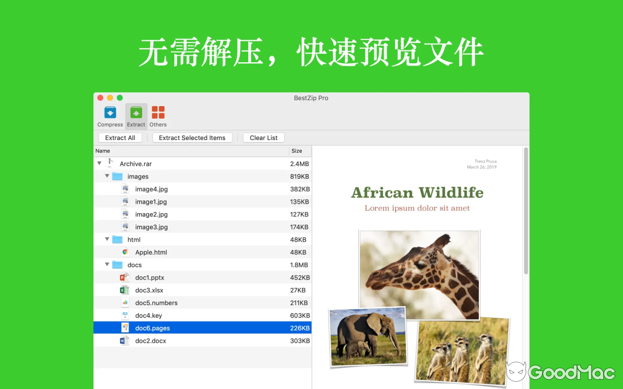 BestZip Pro - 解忧专业版 v2.6.1