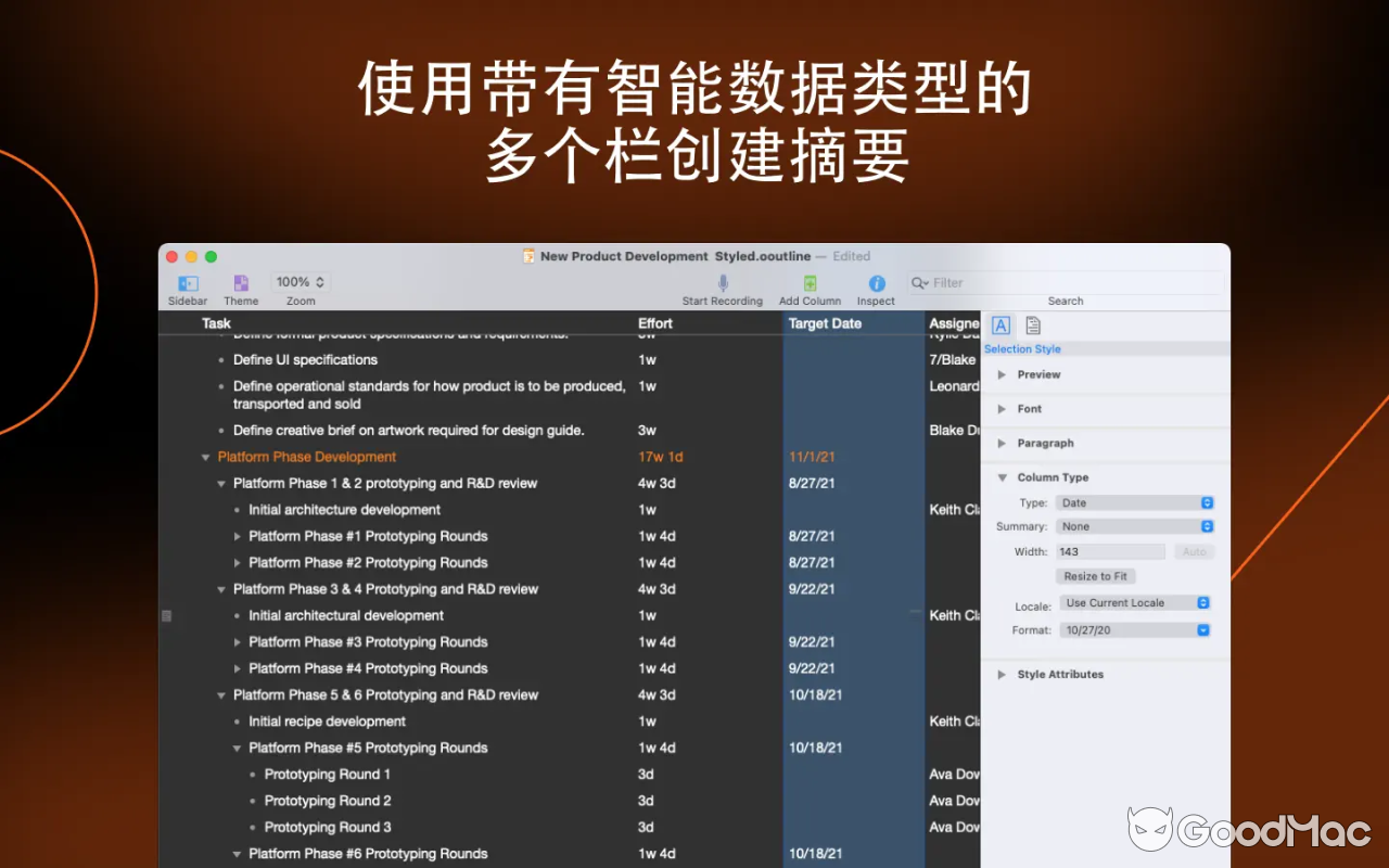 OmniOutliner Pro v5.15.0