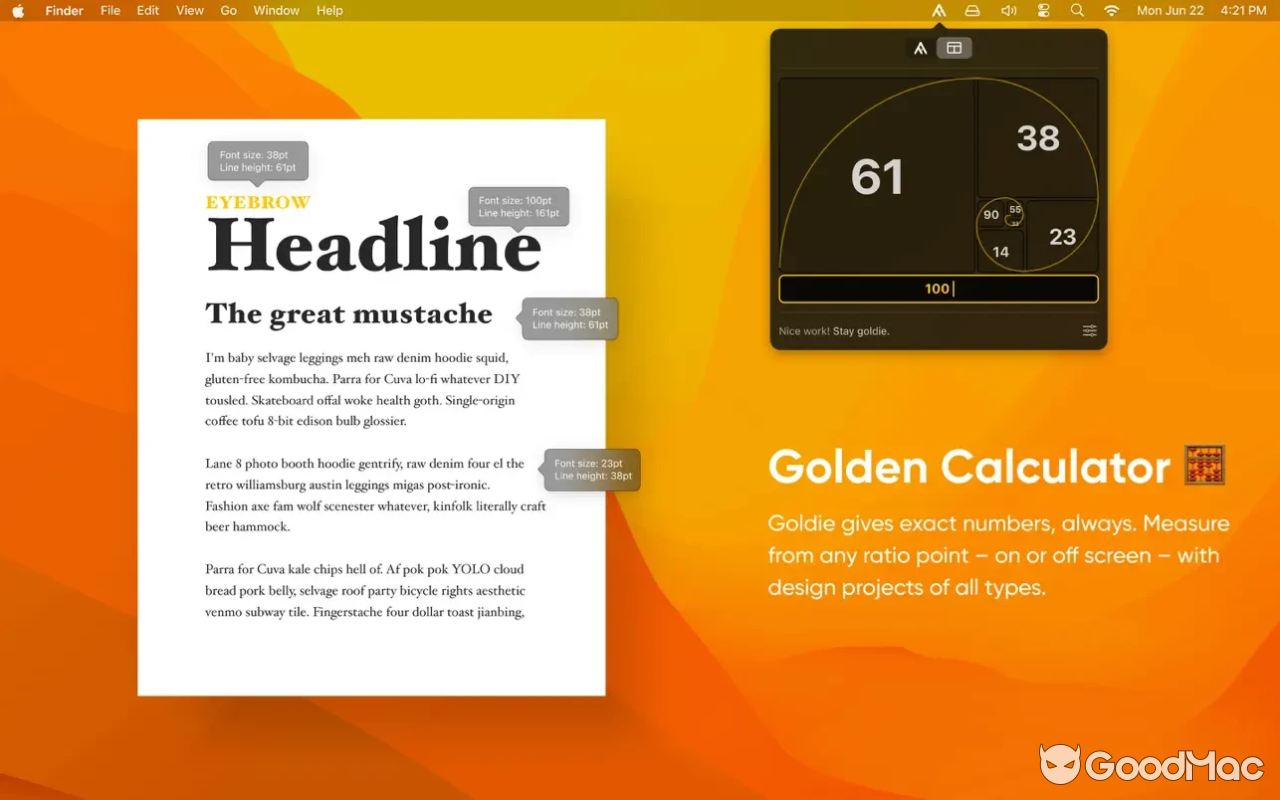 Goldie App v2.3.0 MAS