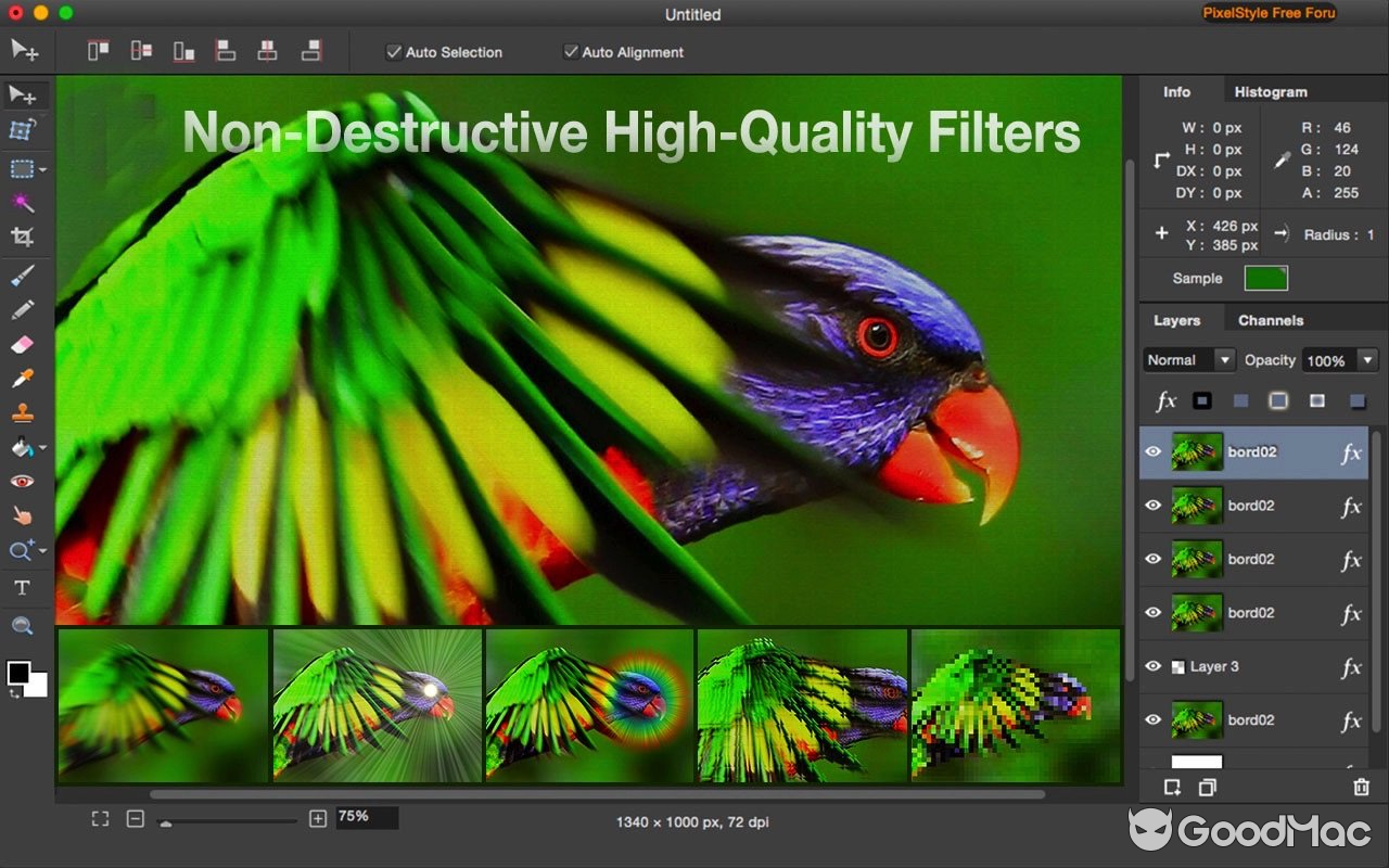 Pixelstyle Photo Editor v4.4.0 MAS