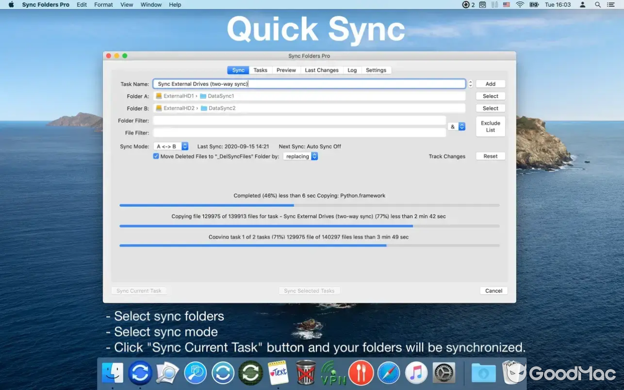 Sync Folders Pro v4.7.7 MAS