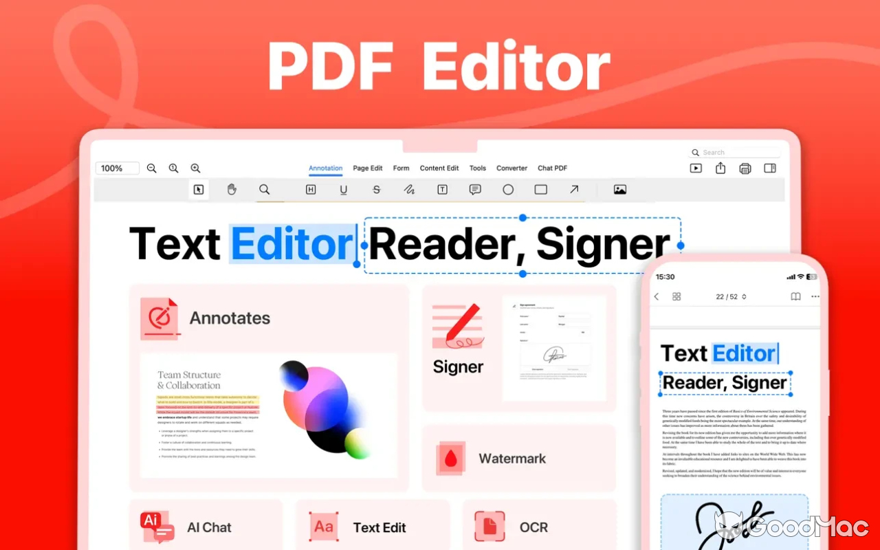 PDF Editor for Adobe PDF File v1.5.3 MAS