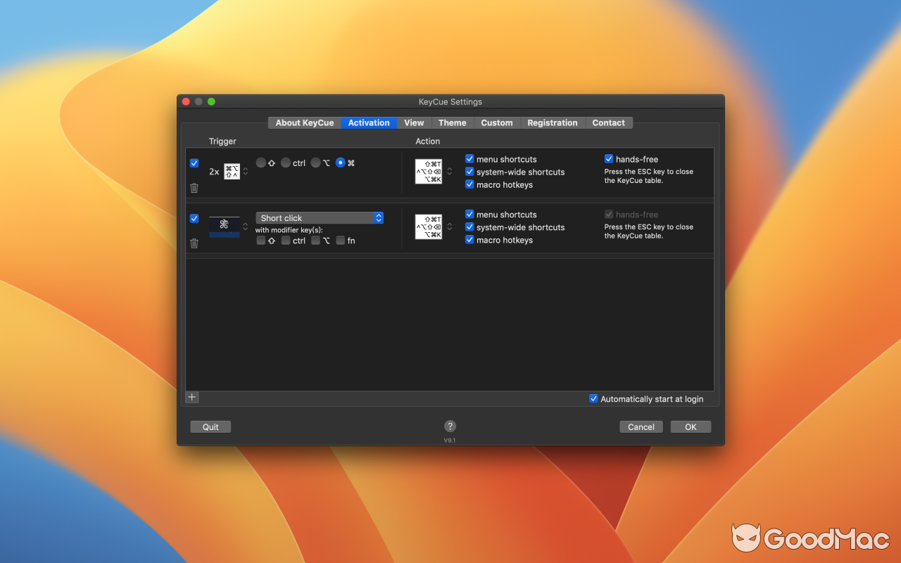 KeyCue v11.1.1 fix